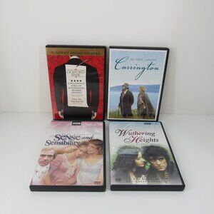 Lot of 4 DVD Gosford Park, Carrington, Sense and Sensibility, Wuthering Heights